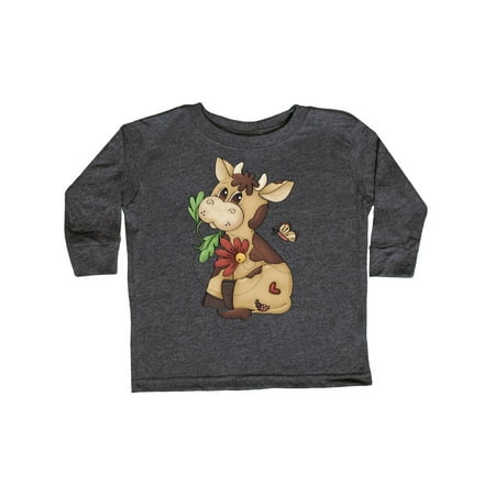 Inktastic Corky Cow Gift Toddler Boy Girl Long Sleeve T-Shirt