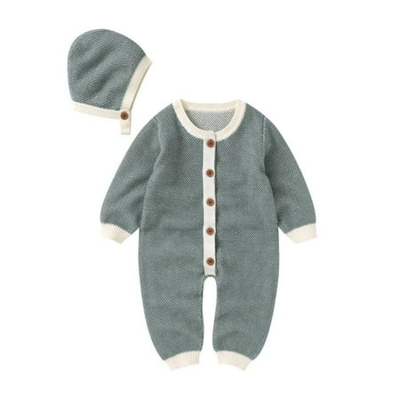 Fantadool Baby Knit Solid Romper Jumpsuit Organic Cotton Sweater Knitwear Bodysuit Boys Girls Rompers
Fantadool Baby Knit Solid Romper Jumpsuit Organic Cotton Sweater Knitwear Bodysuit Boys Girls Rompers