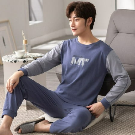 DanceeMangoo Mens Pajamas Set Autumn Winter Leisure Elastic Waist Men Sleepwear Cotton Mens Long Sleeve Nightwear Trousers Homewear Clothes
DanceeMangoo Mens Pajamas Set Autumn Winter Leisure Elastic Waist Men Sleepwear Cotton Mens Long Sleeve Nightwear Trousers Homewear Clothes