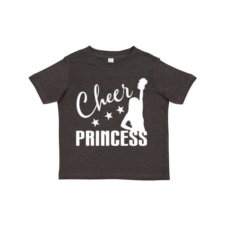 Inktastic Cheer Princess Cheerleader Gift Toddler Toddler Girl T-Shirt