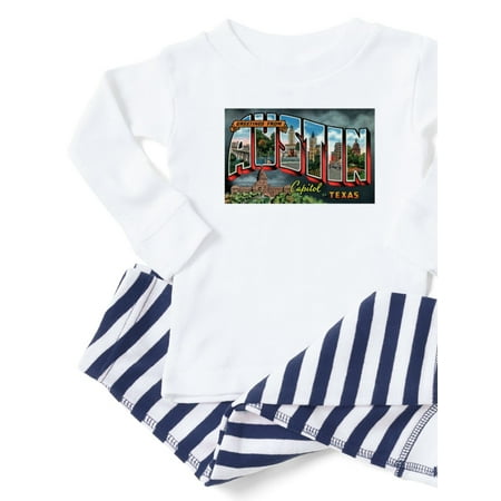 CafePress - City Of Austin Postcard - Toddler Long Sleeve Pajama set