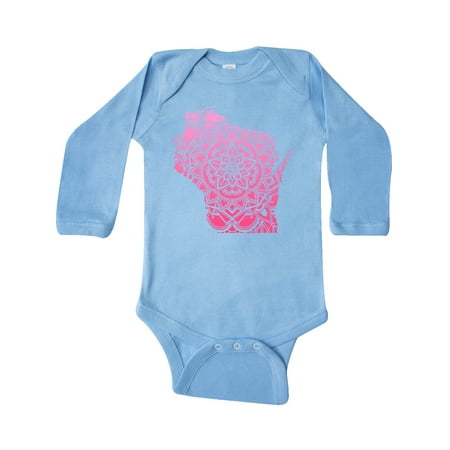Inktastic Wisconsin Silhouette Mandala Gift Baby Boy or Baby Girl Long Sleeve Bodysuit
Inktastic Wisconsin Silhouette Mandala Gift Baby Boy or Baby Girl Long Sleeve Bodysuit