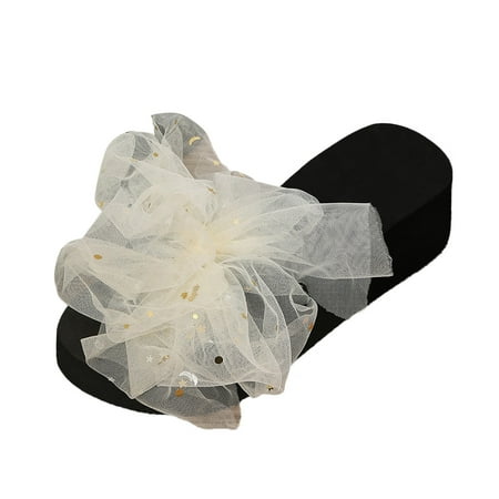 GNEIKDEING Womens Shoes Summer Large Size Thick Sole Flower Sequins Simia Wedge Beach Slippers Gift on Clearance
GNEIKDEING Womens Shoes Summer Large Size Thick Sole Flower Sequins Simia Wedge Beach Slippers Gift on Clearance