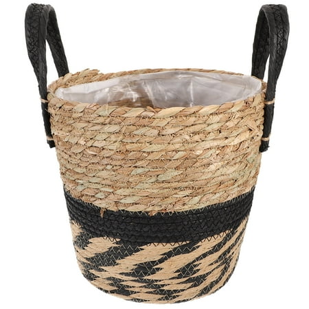 Creative Woven Basket Rustic Decorative Flower Basket Plant Pot Holder Sundries Holder
Creative Woven Basket Rustic Decorative Flower Basket Plant Pot Holder Sundries Holder