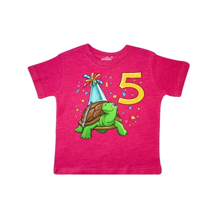 Inktastic 5th Birthday Cute Turtle in Party Hat with Confetti Gift Toddler Boy or Toddler Girl T-Shirt
Inktastic 5th Birthday Cute Turtle in Party Hat with Confetti Gift Toddler Boy or Toddler Girl T-Shirt