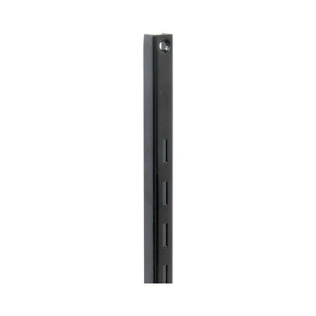 Knape & Vogt Black Steel Regular Duty Bracket 16 Ga. 24 in. L