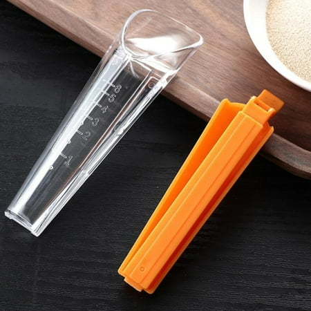 JINGT Yeast Measuring Measure Cup Whit Sealing Clip yeast measurer Baking Tools