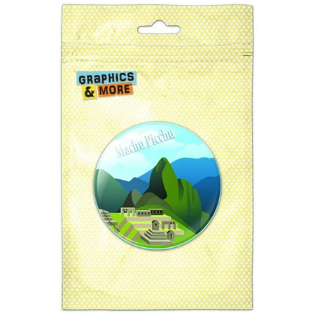 Machu Picchu Peru Travel Refrigerator Button Magnet