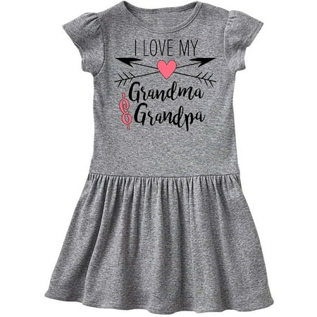Inktastic I Love my Grandma and Grandpa heart and arrows Gift Toddler Girl Dress
Inktastic I Love my Grandma and Grandpa heart and arrows Gift Toddler Girl Dress