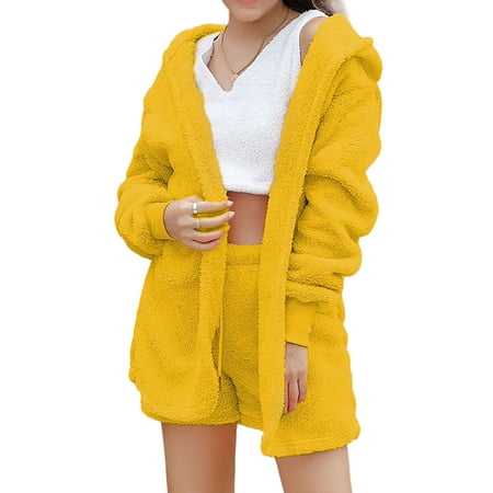 LilyLLL Womens Comfy Fleece Pajamas Winter Thermal Home Loungewear 3pcs Flannel Sleepwear Pjs
LilyLLL Womens Comfy Fleece Pajamas Winter Thermal Home Loungewear 3pcs Flannel Sleepwear Pjs