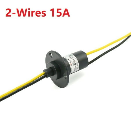 2-Wires 15A Electrical Slip Ring Collector Ring Wind Turbine Generator Slip Ring
2-Wires 15A Electrical Slip Ring Collector Ring Wind Turbine Generator Slip Ring