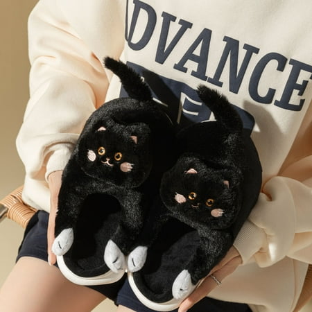 Yoslce Slippers for Women Autumn And Winter Woolen Slippers Hugging Cat Cartoon Cute Couple Cotton Slippers
Yoslce Slippers for Women Autumn And Winter Woolen Slippers Hugging Cat Cartoon Cute Couple Cotton Slippers