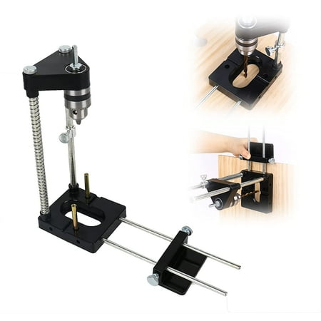 Woodworking Drill Locator Jig Drilling Locator Adjustable Punch Woodworking Guide Tool Portable Precision Locating Tool Kit,black
Woodworking Drill Locator Jig Drilling Locator Adjustable Punch Woodworking Guide Tool Portable Precision Locating Tool Kit,black