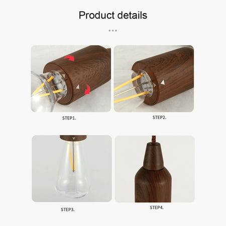MIXFEER Portable Camping Retro Pull Cord Lamp Bulb Campsite Decorative Tent Pendant Waterproof for Outdoor Camping Hiking Fishing Garden Party
MIXFEER Portable Camping Retro Pull Cord Lamp Bulb Campsite Decorative Tent Pendant Waterproof for Outdoor Camping Hiking Fishing Garden Party