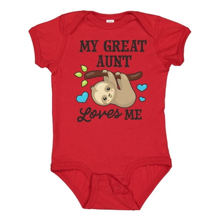Inktastic My Great Aunt Loves Me with Sloth and Hearts Gift Baby Boy or Baby Girl Bodysuit
Inktastic My Great Aunt Loves Me with Sloth and Hearts Gift Baby Boy or Baby Girl Bodysuit