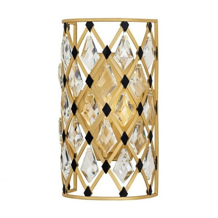 345W01FGMB-Varaluz Lighting-Windsor - 1 Light Wall Sconce In Glam Style-13 Inches Tall and 7 Inches Wide-French Gold/Matte Black Finish
345W01FGMB-Varaluz Lighting-Windsor - 1 Light Wall Sconce In Glam Style-13 Inches Tall and 7 Inches Wide-French Gold/Matte Black Finish