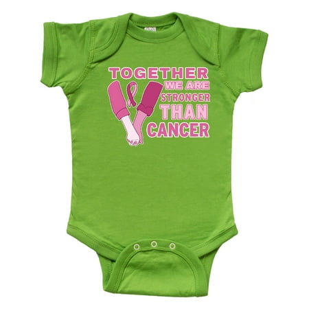 Inktastic Together We Are Stronger Than Cancer with Hands and Ribbon Gift Baby Boy or Baby Girl Bodysuit
Inktastic Together We Are Stronger Than Cancer with Hands and Ribbon Gift Baby Boy or Baby Girl Bodysuit
