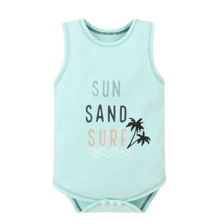 Cartoon Baby Letter Boys Sleeveless Romper Girls Clothes Girls Romper&Jumpsuit
Cartoon Baby Letter Boys Sleeveless Romper Girls Clothes Girls Romper&Jumpsuit