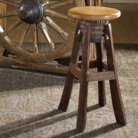 Groovystuff Cattle Barons Backless Bar Stool