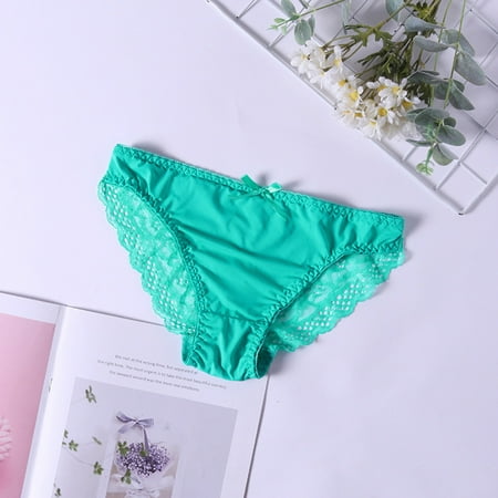 Lingerie for Women New Hot Panties for Women Lace Patchwork Low Waist Thong In Solid Color Green
Lingerie for Women New Hot Panties for Women Lace Patchwork Low Waist Thong In Solid Color Green