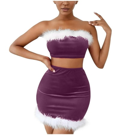 Womens Lingerie Fasion Lace Plush Word Neck Wrap Chest Christmas Pajamas Teacher Outfits for Women Fasion
Womens Lingerie Fasion Lace Plush Word Neck Wrap Chest Christmas Pajamas Teacher Outfits for Women Fasion