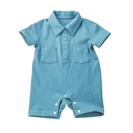 PEACNNG Newborn Baby Girl Waffle Short Sleeve Clothing Jumpsuit Boys & Girls Infant Tooling Bodysuit 59cm
PEACNNG Newborn Baby Girl Waffle Short Sleeve Clothing Jumpsuit Boys & Girls Infant Tooling Bodysuit 59cm
