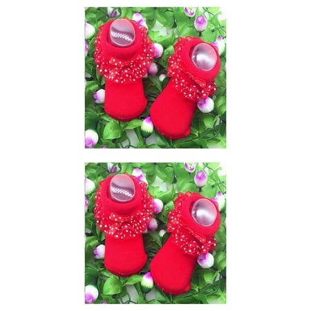 2 Pair Girl Kids Newborn Infant Baby Socks Warm Lace Bowknot Non- for slip Cotton Cute Socks 
2 Pair Girl Kids Newborn Infant Baby Socks Warm Lace Bowknot Non- for slip Cotton Cute Socks