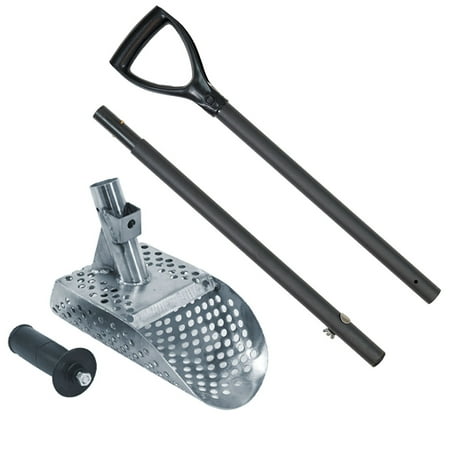 Dune Scoops Poseidon 10 x 5 Stainless Metal Detector Sand Scoop w/ 2 Mount Options & Dune Light & Strong Carbon Fiber Handle Universal Pole
Dune Scoops Poseidon 10 x 5 Stainless Metal Detector Sand Scoop w/ 2 Mount Options & Dune Light & Strong Carbon Fiber Handle Universal Pole