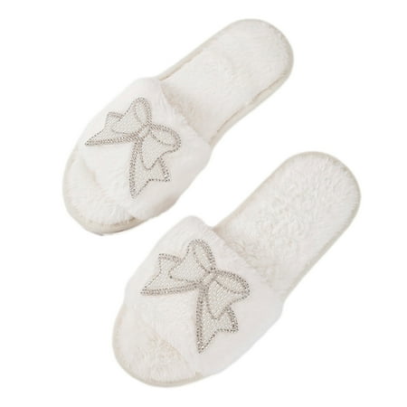 Womens Shoes Cotton Slippers Home Warm Plush Pearl Bow Soft Bottom Non-slip Slippers Open Toe Slide Sandals Comfortable Flats Flip-Flops Sandal Casual Platforms Wedge Sandals Heeled Sandals A501
Womens Shoes Cotton Slippers Home Warm Plush Pearl Bow Soft Bottom Non-slip Slippers Open Toe Slide Sandals Comfortable Flats Flip-Flops Sandal Casual Platforms Wedge Sandals Heeled Sandals A501
