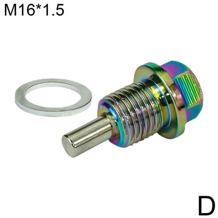 M14x1.5 Car Engine Magnetic Oil Drain Plug Nut Sump Screw Nut Bolt V3A7