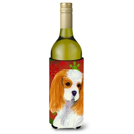 Cavalier Spaniel Red and Green Snowflakes Holiday Christmas Wine Bottle Beverage Insulator
Cavalier Spaniel Red and Green Snowflakes Holiday Christmas Wine Bottle Beverage Insulator