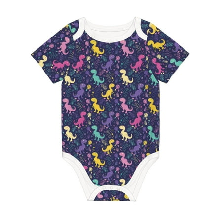 Coaee Colorful Dinosaur for Soft Cotton Baby Short-Sleeve Bodysuit Baby Girls Boys Bodysuit Romper
Coaee Colorful Dinosaur for Soft Cotton Baby Short-Sleeve Bodysuit Baby Girls Boys Bodysuit Romper