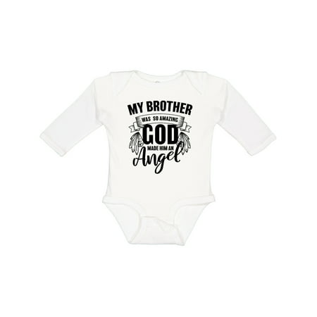Inktastic My Brother Was So Amazing God Made Him an Angel Gift Baby Boy or Baby Girl Long Sleeve Bodysuit
Inktastic My Brother Was So Amazing God Made Him an Angel Gift Baby Boy or Baby Girl Long Sleeve Bodysuit