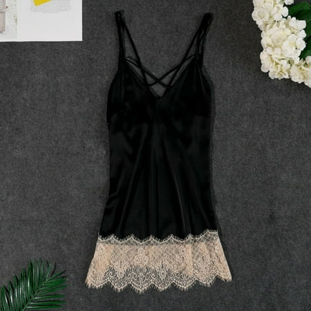 TWIFER Lingerie For Women New Fashion Satin Silk Pajamas Nightdress Lingerie Women Underwear Sleepwear
TWIFER Lingerie For Women New Fashion Satin Silk Pajamas Nightdress Lingerie Women Underwear Sleepwear