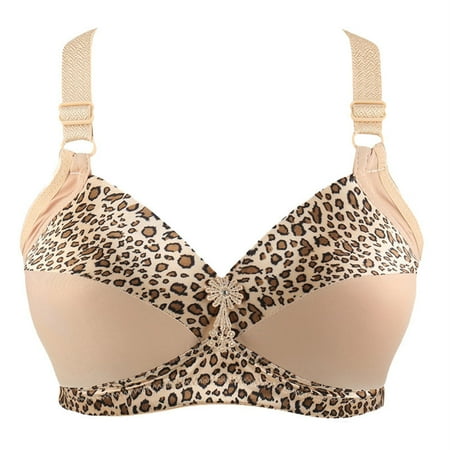 Compression Wirefree High Support Bra For Women Underwear Women Bra Wire Free Onepiece Bra Everyday No Underwire Large Size Thin Leopard Pattern Adjustable Bra Large Breasts Without Steel Ring
Compression Wirefree High Support Bra For Women Underwear Women Bra Wire Free Onepiece Bra Everyday No Underwire Large Size Thin Leopard Pattern Adjustable Bra Large Breasts Without Steel Ring
