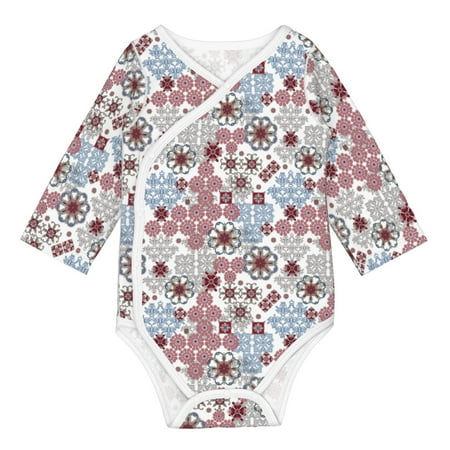 Matuu Abstract Floral for Baby Long-Sleeve Bodysuit Soft Cotton Comfortable and Breathable Perfect for Newborns and Infants
Matuu Abstract Floral for Baby Long-Sleeve Bodysuit Soft Cotton Comfortable and Breathable Perfect for Newborns and Infants