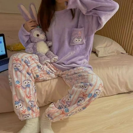 Kawaii Sanrio Hellokitty Pajamas Set Sweet Autumn Winter Women Coral Fleece Round Neck Leisure Two Piece Suit Home Girl Gift
Kawaii Sanrio Hellokitty Pajamas Set Sweet Autumn Winter Women Coral Fleece Round Neck Leisure Two Piece Suit Home Girl Gift