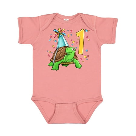 Inktastic 1st Birthday Cute Turtle in Party Hat with Confetti Gift Baby Boy or Baby Girl Bodysuit
Inktastic 1st Birthday Cute Turtle in Party Hat with Confetti Gift Baby Boy or Baby Girl Bodysuit