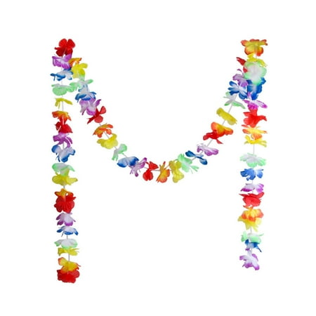 20PCS Hawaiian Flower Garland Tropical Artificial Necklace Banner Multicolor Party Decoration multicolor2
20PCS Hawaiian Flower Garland Tropical Artificial Necklace Banner Multicolor Party Decoration multicolor2