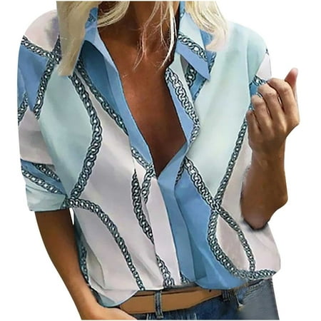Ziloco Long Sleeve Turndown Collar Blouse & Shirt Women s Fashion Casual Comfortable Long Sleeve Shirt Lapel Print Top Blouse wo4094top Corset Top
Ziloco Long Sleeve Turndown Collar Blouse & Shirt Women s Fashion Casual Comfortable Long Sleeve Shirt Lapel Print Top Blouse wo4094top Corset Top