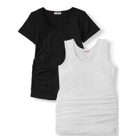 Oh! Mamma Maternity Women s Short Sleeve T-Shirt & Tank Top 2 Pack (Womens & Women s Plus)
Oh! Mamma Maternity Women s Short Sleeve T-Shirt & Tank Top 2 Pack (Womens & Women s Plus)