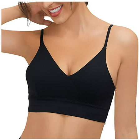 Womens tops Women s Tops Strappy Crisscross Adjustable Wirefree Padded Yoga Tank Sports Bra Black S
Womens tops Women s Tops Strappy Crisscross Adjustable Wirefree Padded Yoga Tank Sports Bra Black S