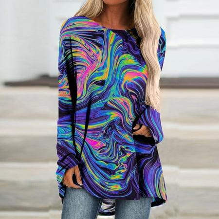 YFPWM Hawaiian Shirt for Women Plus Size Corset Top Scrub Tops Petite Tops Lace Top O Neck Tops Print T-Shirts Long Sleeve Blouse
YFPWM Hawaiian Shirt for Women Plus Size Corset Top Scrub Tops Petite Tops Lace Top O Neck Tops Print T-Shirts Long Sleeve Blouse