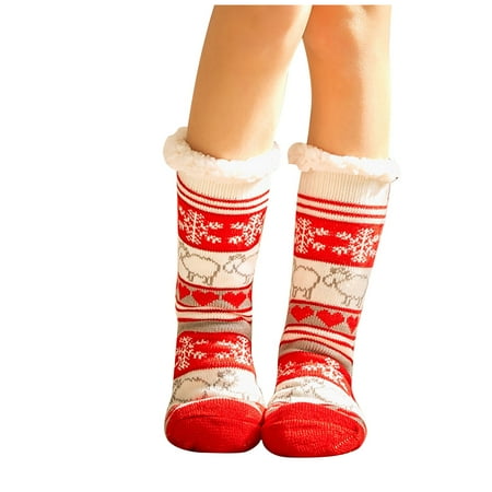 YDKZYMD Womens Warm Fluffy Crew Socks Winter Knit Vintage Cozy Socks Christmas Slipper Socks Gifts
YDKZYMD Womens Warm Fluffy Crew Socks Winter Knit Vintage Cozy Socks Christmas Slipper Socks Gifts