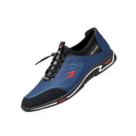 Lacyhop Men Walking Shoes Drawstring Sneakers Elastic Casual Shoe Office Slip Resistant Flats Lightweight Blue 8.5
Lacyhop Men Walking Shoes Drawstring Sneakers Elastic Casual Shoe Office Slip Resistant Flats Lightweight Blue 8.5
