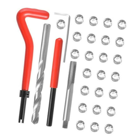 Dcenta 30Pcs Metric Thread Insert Kit M4 M7 M9 M11 Car Pro Coil Tool M7*1