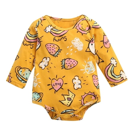 Fsqjgq Baby Boy Clothes Easter Outfits Toddler Kids Child Baby Boys Girls Long Sleeve Cute Cartoon Print Romper Bodysuit Outfits Clothes Baby Boy Shirts 12 18 Cotton Yellow 3Y
Fsqjgq Baby Boy Clothes Easter Outfits Toddler Kids Child Baby Boys Girls Long Sleeve Cute Cartoon Print Romper Bodysuit Outfits Clothes Baby Boy Shirts 12 18 Cotton Yellow 3Y