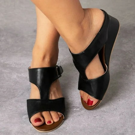 Slippers Sandals For Womens Peep Toe Thick bottom Flats Wedge Beach Shoes Roman Slippers
Slippers Sandals For Womens Peep Toe Thick bottom Flats Wedge Beach Shoes Roman Slippers