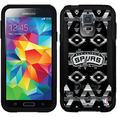 San Antonio Spurs Tribal Print Design on OtterBox Commuter Series Case for Samsung Galaxy S5
