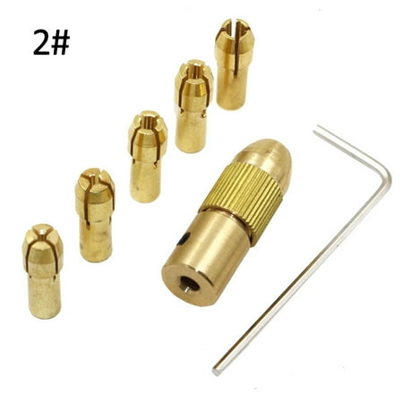 GoFJ 7Pcs Brass Micro Twist DIY Hobby Model Tool Mini Metal Chuck Drill Collet Set
GoFJ 7Pcs Brass Micro Twist DIY Hobby Model Tool Mini Metal Chuck Drill Collet Set